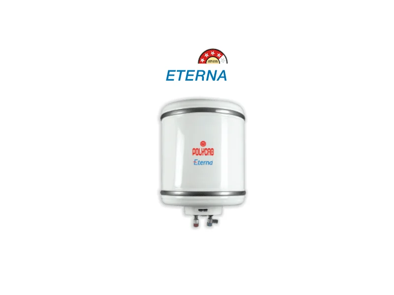 Polycab Eterna storage water heater with a thermoplastic body