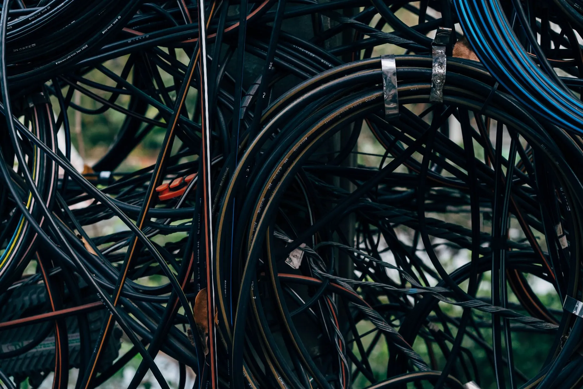 Assorted power and control cables