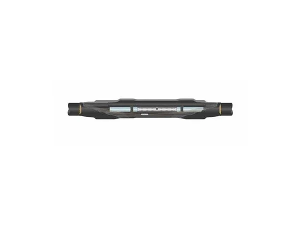Pre-moulded straight-through joint for XLPE cable