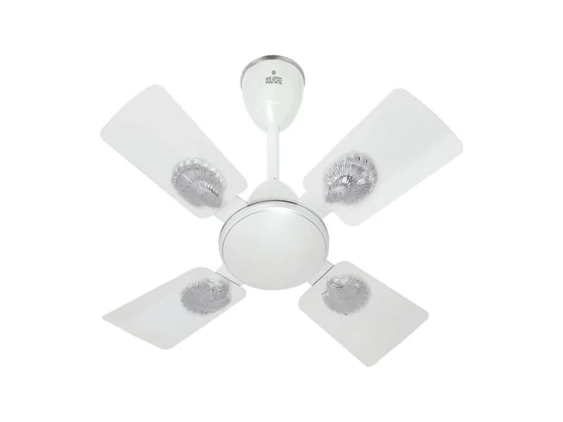 Polycab Vital DLX ceiling fan in pearl white