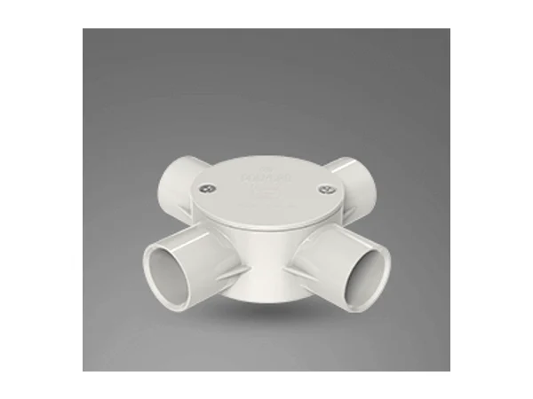 uPVC four-way junction box