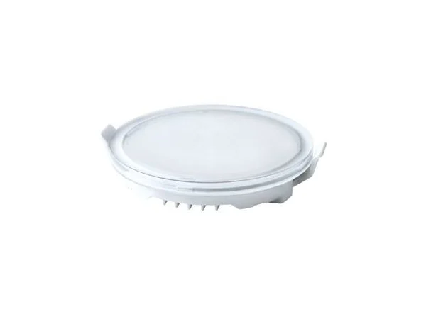 Round recessed LED panel light