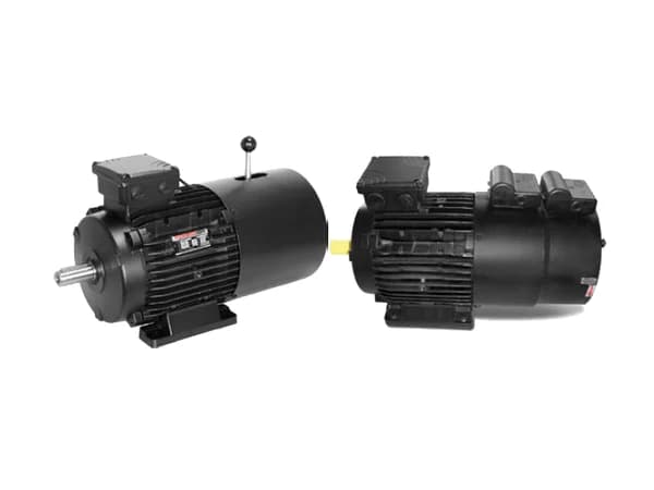 Brake and flange-mounted special-purpose motors