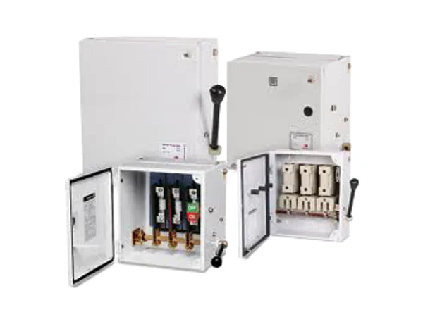 Switch fuse units in sheet-steel enclosures