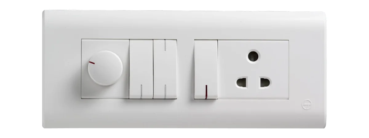 L&T Oris modular switch plates and accessories